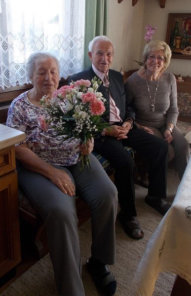 Köckinger Josefa und Gottfried „Eiserne Hochzeit“