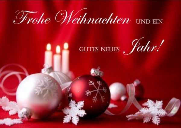 Frohe Weihnachten und ein gutes Neues Jahr 2020